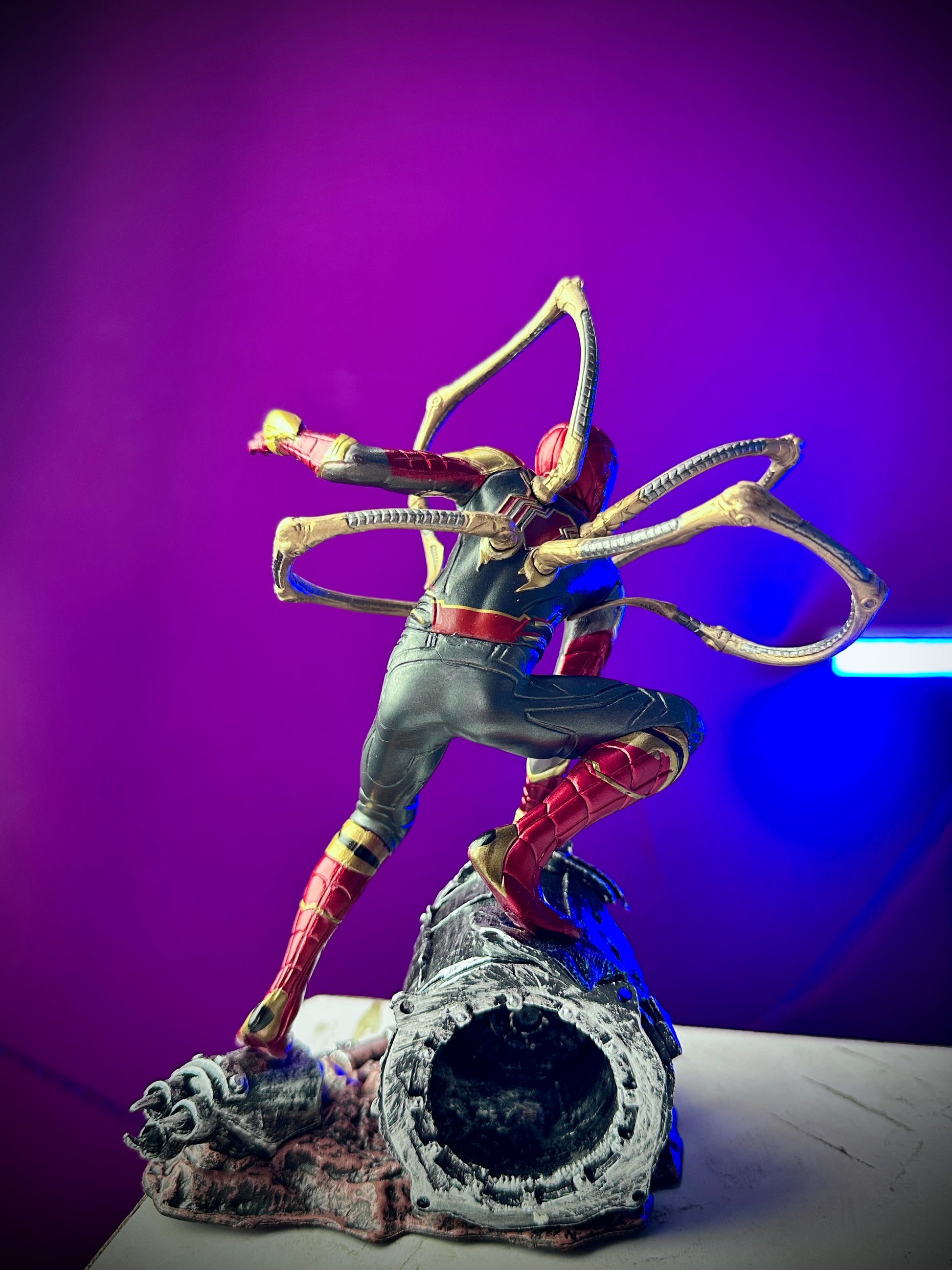 Spider-Man armored suit action figure for collectors
