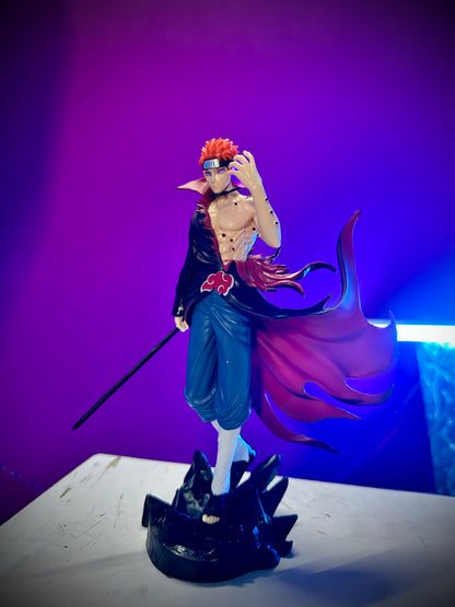 Naruto villain Pain PVC collectible figure for anime fans.
