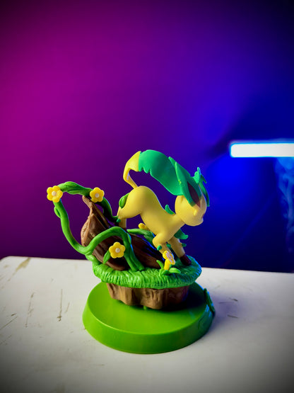 Pokemon collectible statues featuring Flareon Sylveon and Leafeon
