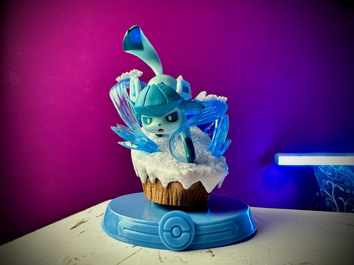 Pokemon Eeveelution Trio Figures Featuring Glaceon Jolteon and Espeon