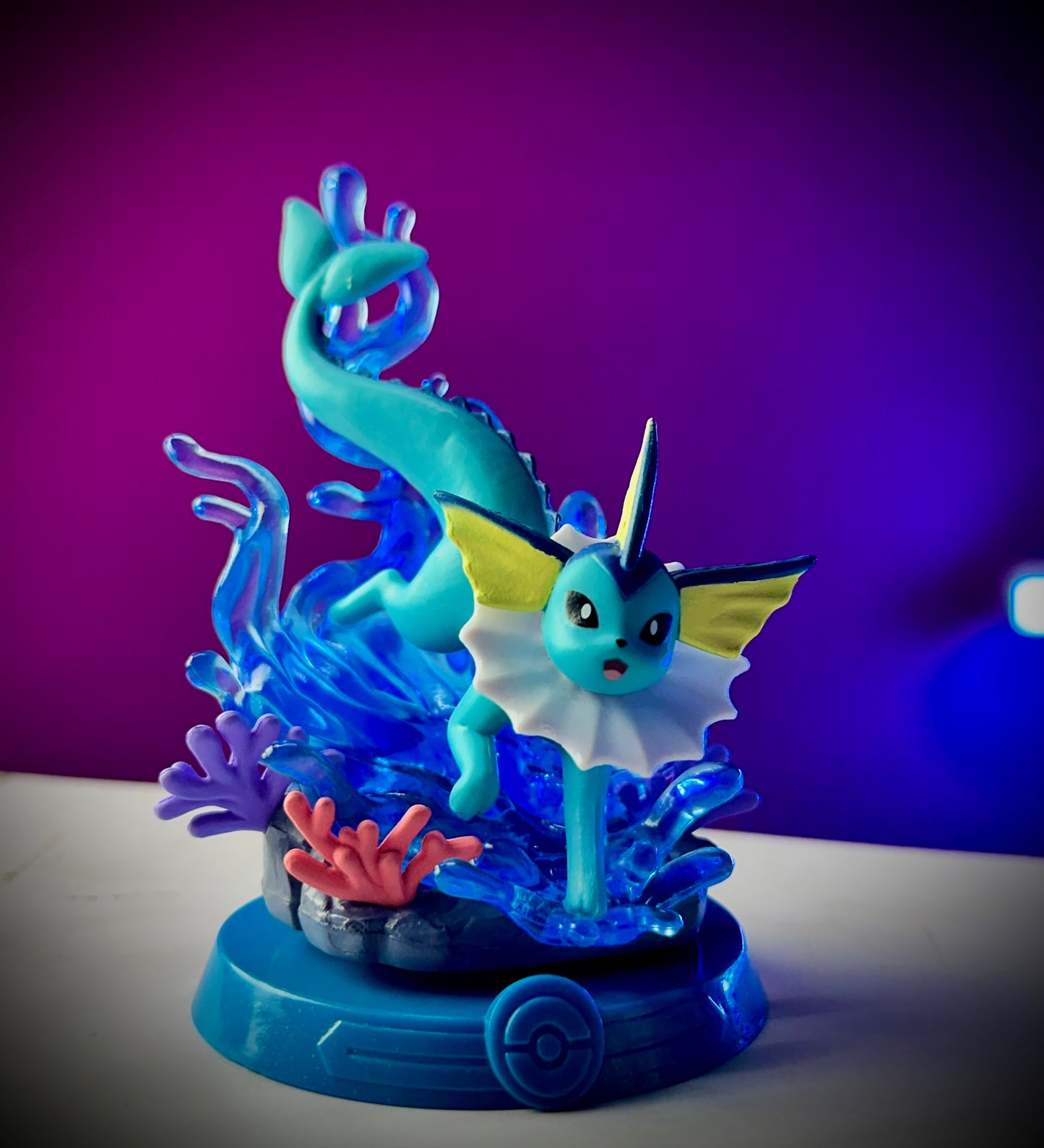 Pokemon anime collectible figure set with Eevee evolutions