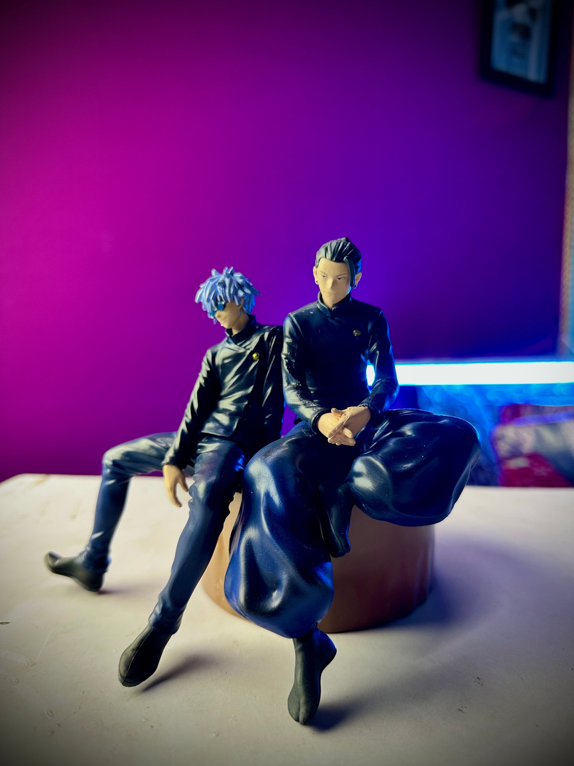 Satoru Gojo and Suguru Geto 2pcs Jujutsu Kaisen figure set
