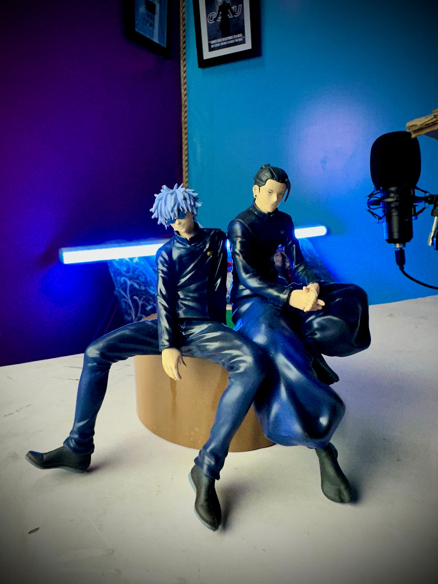 jujutsu Kaisen Gojo and Geto anime collectible figures