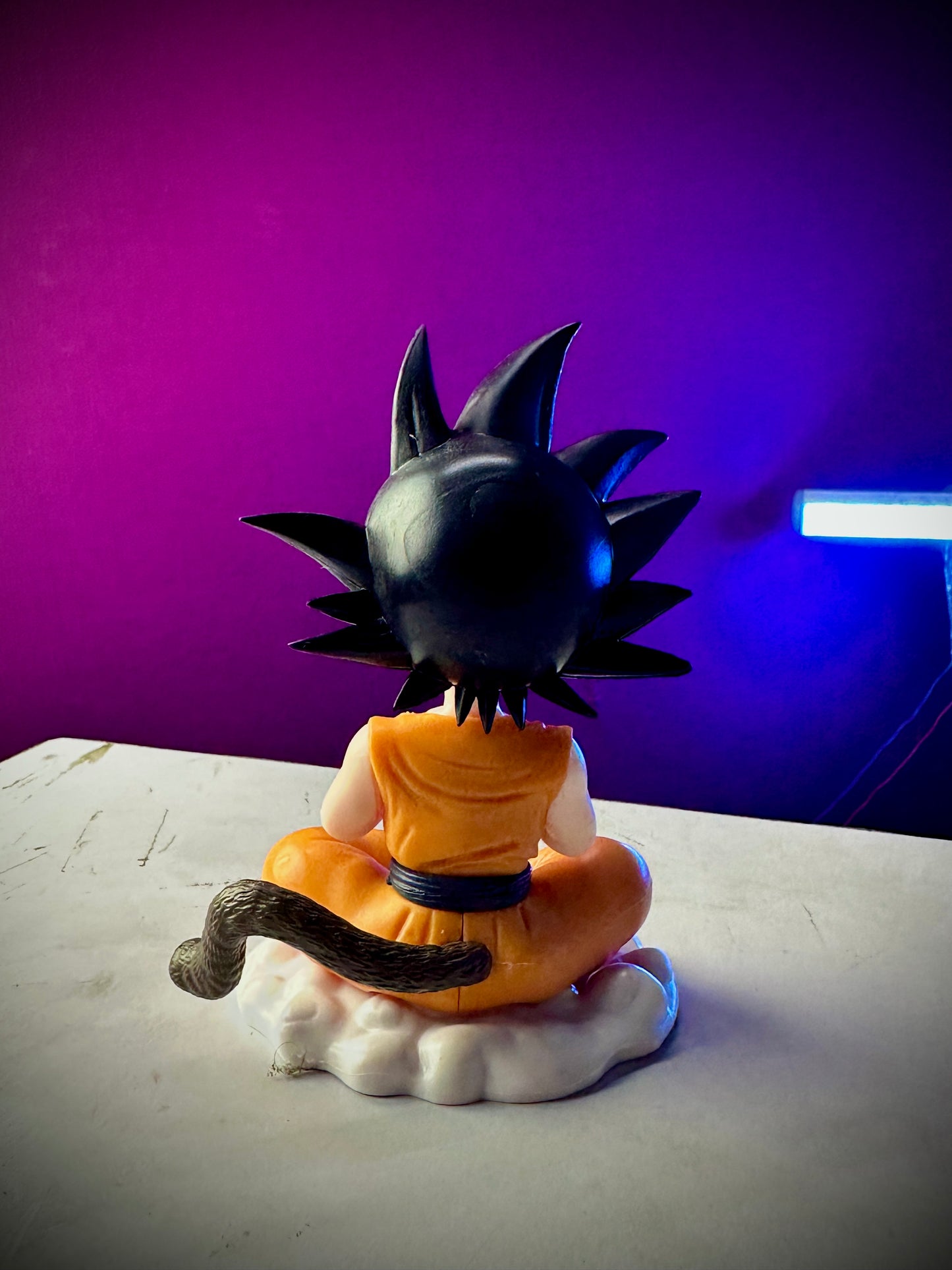 Dragon Ball Kid Goku PVC anime figure holding Dragon Ball