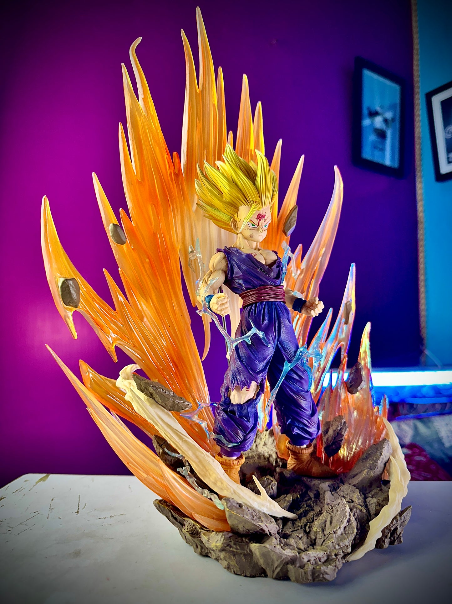 38CM Gohan SS2 Statue | Dragon Ball Battle Figure