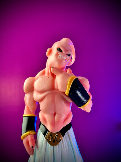 Majin Buu premium display statue with muscle sculpt details