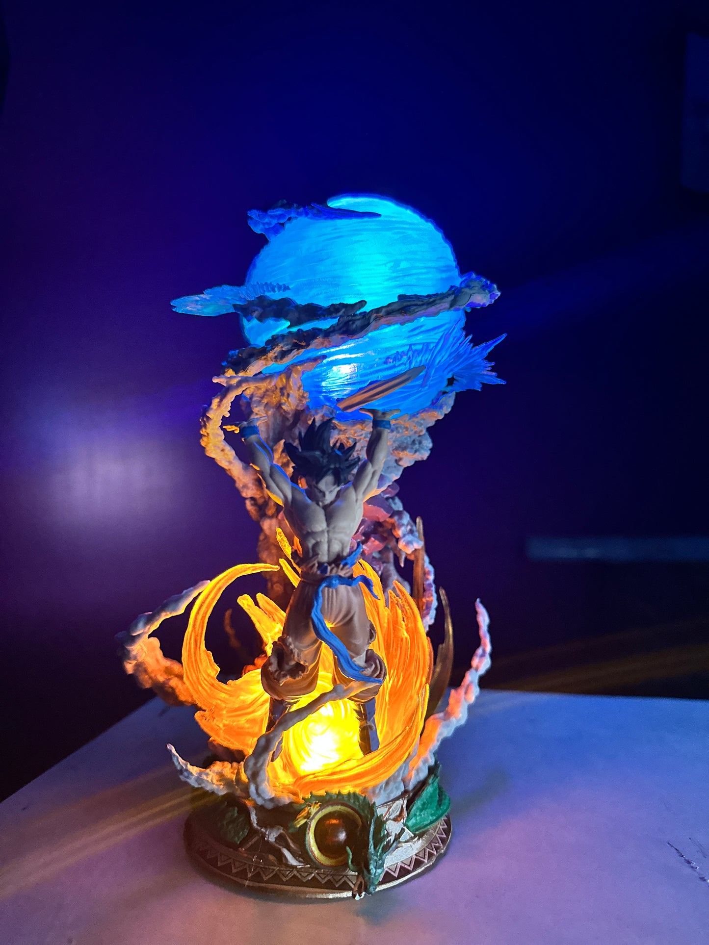 Premium Dragon Ball Z Goku display figure with energy effects