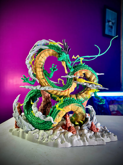 22CM Shenron collectible figure featuring Flying Nimbus Goku
