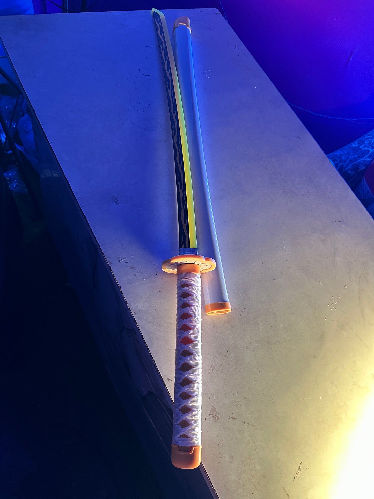Zenitsu LED Katana 104CM Cosplay Sword