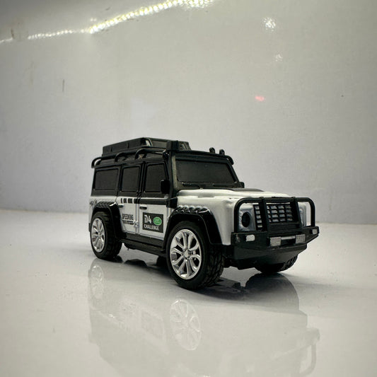 Mini 2.4GHz RC SUV remote control car with LED headlights and alloy body
