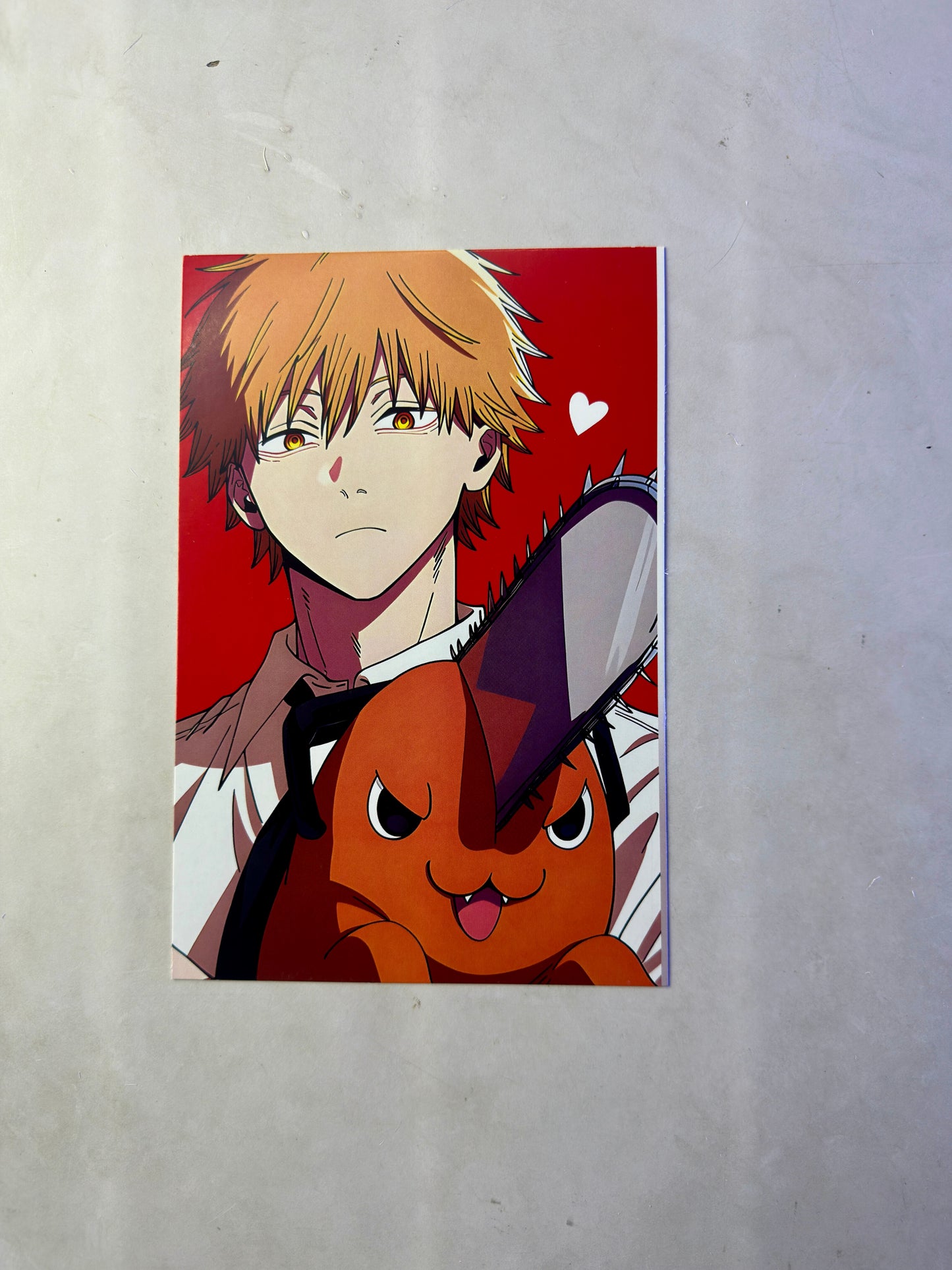 Chainsaw Man Small Size Paper Posters Set (Pack of 12) | Anime Wall Decor