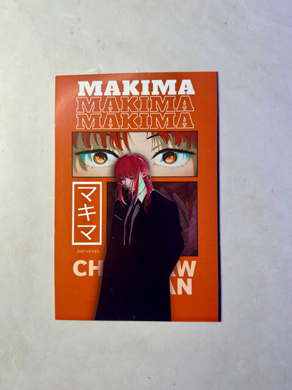 Chainsaw Man Small Size Paper Posters Set (Pack of 12) | Anime Wall Decor