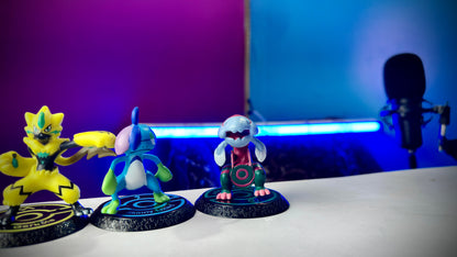 Pokemon figure set 4pcs collectible mini statues toy display
