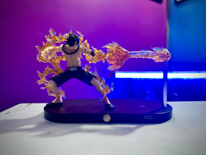Portgas D. Ace Flame LED Action Figure Lamp 16CM – One Piece Premium Collectible