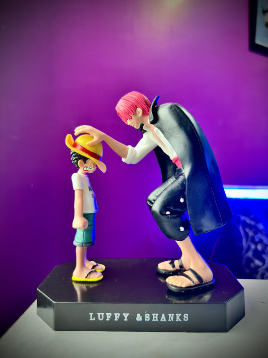 Luffy and Shanks 19cm One Piece action figure