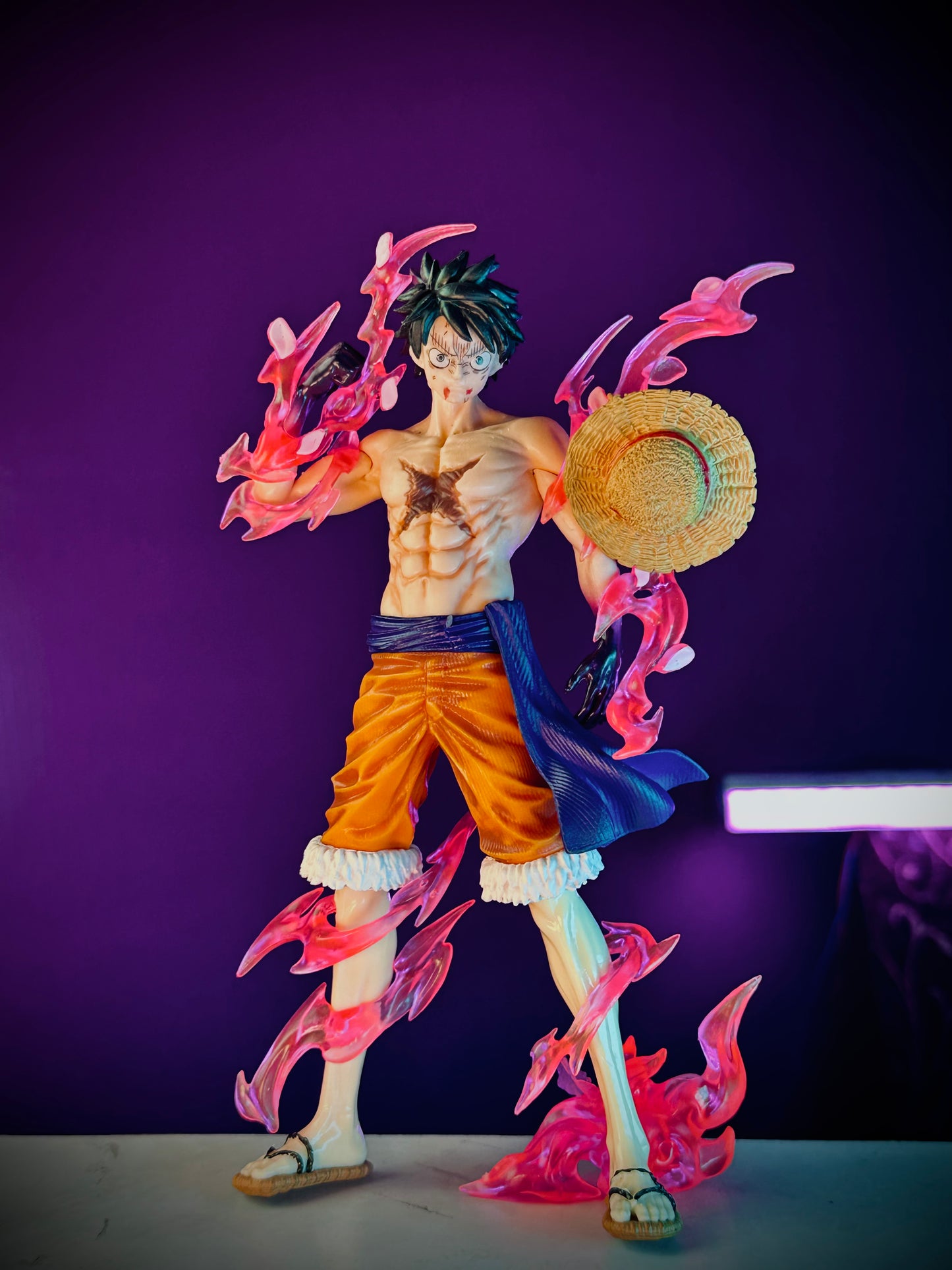 Monkey D. Luffy – Fire Aura Edition  🔥🏴‍☠️