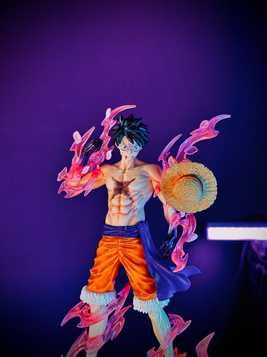Monkey D. Luffy – Fire Aura Edition  🔥🏴‍☠️