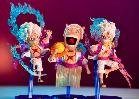 Luffy Gear 5 Reaction – Set of 3