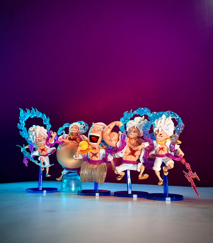 Luffy Gear 5 Reaction – Set of 5
