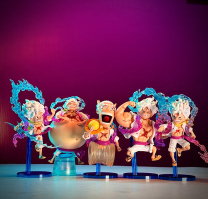 Luffy Gear 5 Reaction – Set of 5