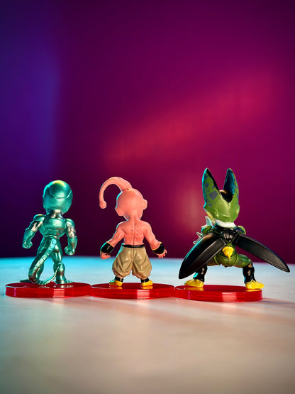 Frieza-Cell-Majin Buu-6cm