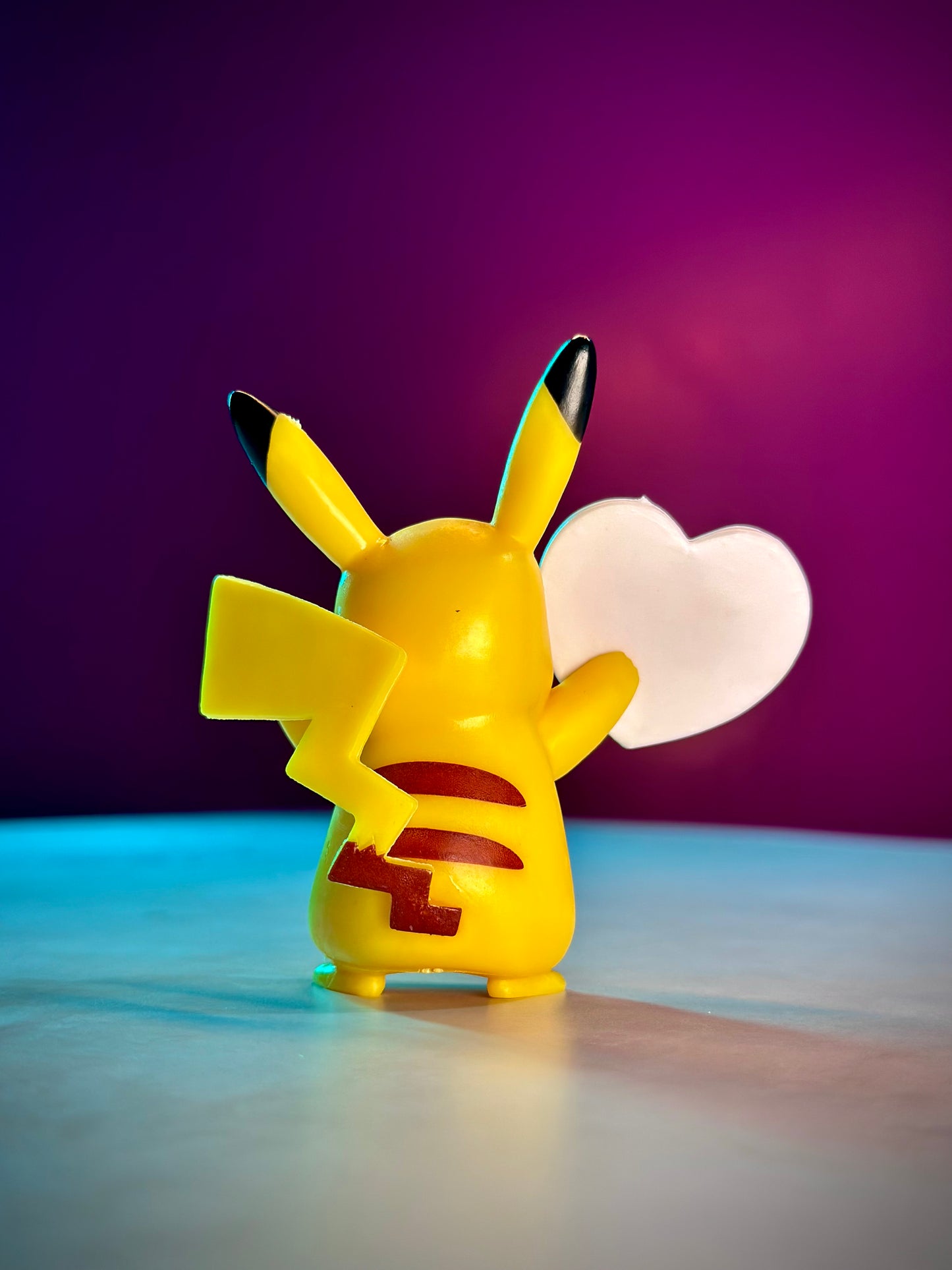 Pikachu with White Heart Miniature