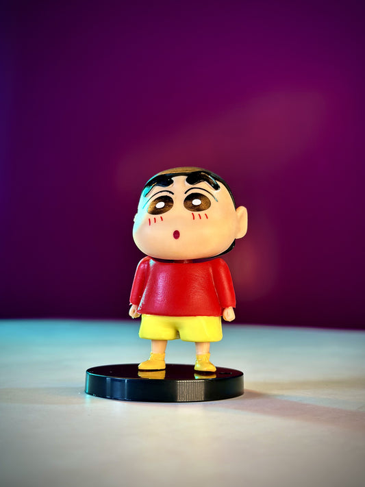 Shinchan Blushing Figure