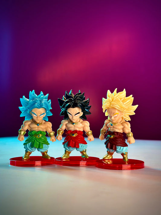 Broly Mini –(6cm, Set of 3)