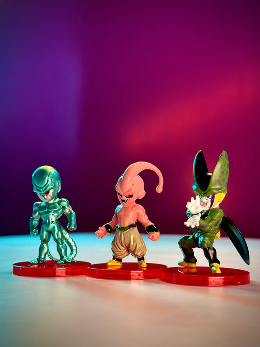 Frieza-Cell-Majin Buu-6cm