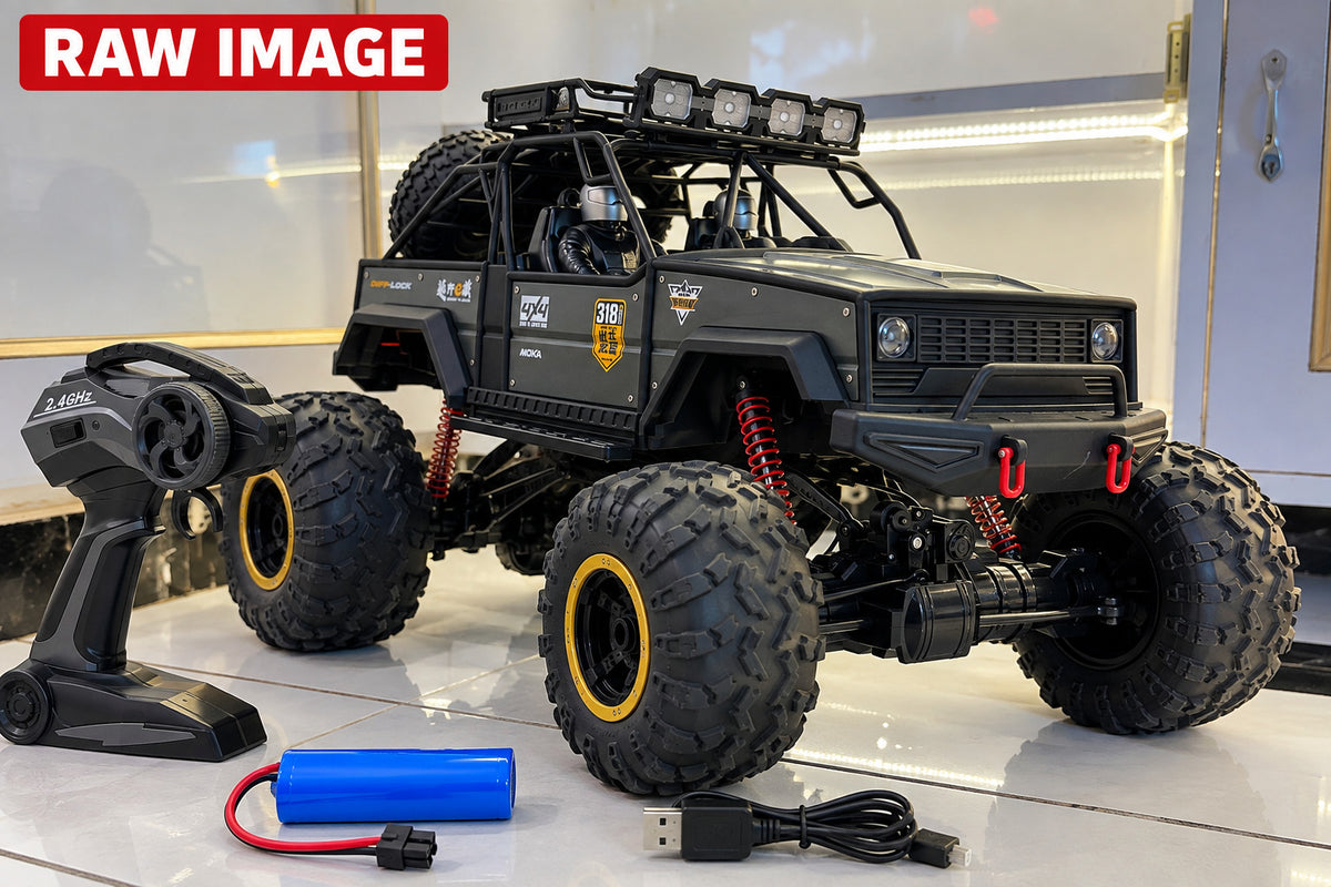 Off-Road RC Crawler Jeep with 2.4GHz Remote Control
